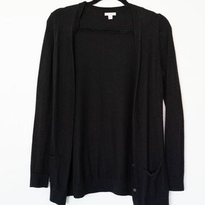 Gap Black Cardigan Sweater